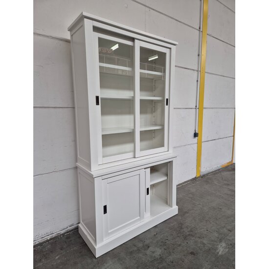 123kast Buffetkast Iceland - 130x50x240H cm - zonder lades - met verstelbare planken