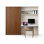 123kast Tv bureau kast San Antonio - 290x40x240H cm - eiken schuifdeur - uitschuif werkblad - push to open deuren - strakke afwerking