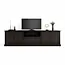 123kast Voorraad Tv dressoir Amalfi - 220x40x60H cm - ral 9005 (zwart) - volledig nieuw in de verpakking