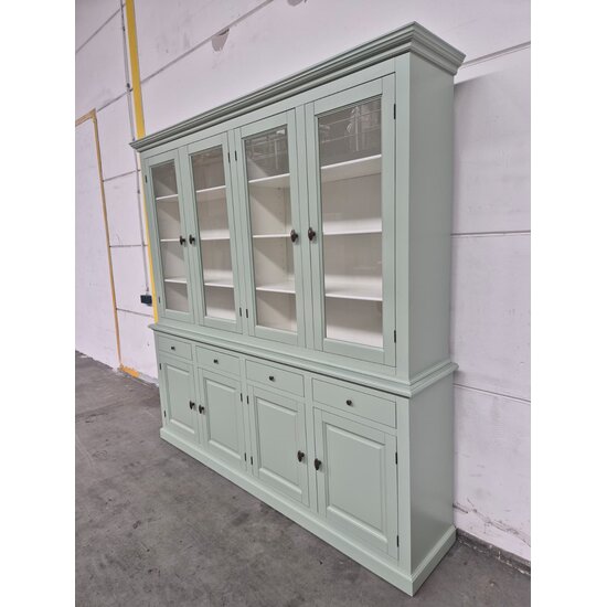 123kast Buffetkast santa barbara - 230x45x230H cm - Binnenkant: ral 9010 - Buitenkant: NCS S 3010-G40Y