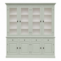123kast Buffetkast santa barbara - 230x45x230H cm - Binnenkant: ral 9010 - Buitenkant: NCS S 3010-G40Y