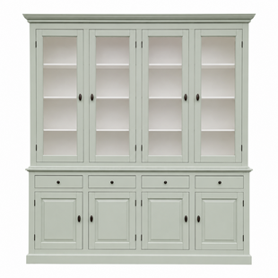 Buffetkast santa barbara - 230x45x230H cm - Binnenkant: ral 9010 - Buitenkant: NCS S 3010-G40Y
