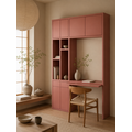 123kast  Bureau vakkenkast Chauny 02 - 160x40x250H cm - push to open deuren - push to open lades - 4cm plank dikte - strakke afwerking