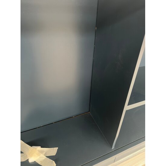 123kast Showmodel TV Vakkenkast/tv-kast Winterberg - 400x40x240H cm - Ral 5008