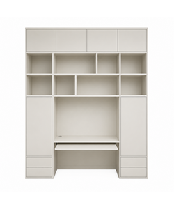 Bureau vakkenkast Termoli - 280x40x335H cm