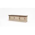 123kast Antwerpen tv dressoir 02 180cm - 3 schuifdeuren - eiken bovenblad