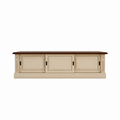 123kast Antwerpen tv dressoir 02 180cm - 3 schuifdeuren - eiken bovenblad