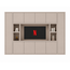 123kast  Cinewall Bali - 350x40x210H cm - 10 push to open deuren - 5 open vakken
