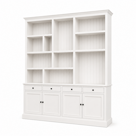123kast Havana 220x40x240H cm - 4cm frame dikte  - 4 soft close lades - 4 scharnierdeuren  - landelijke afwerking