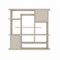 123kast  Open vakkenkast Evora 03 - 250x40x240H cm - strakke afwerking - push to open deuren - 5cm plank dikte