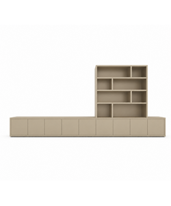 Tv dressoir met vakkenkast Sassari 540cm