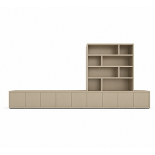 Tv dressoir met vakkenkast Sassari 540cm
