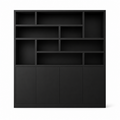 123kast  Vakkenkast Flachau 05 - 240x35x220H cm - 4 push to open deuren - 10 open vakken