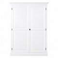 123kast  Computerkast Roma - 120x60x190H cm - uitschuifblad - 2  dichte scharnierdeuren - verstelbare bovenplank