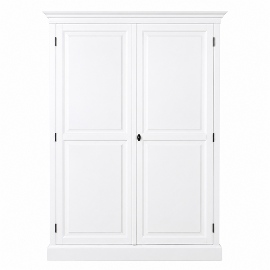 123kast  Computerkast Roma - 120x60x190H cm - uitschuifblad - 2  dichte scharnierdeuren - verstelbare bovenplank