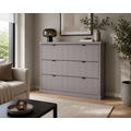 123kast  Ladekast Vannes - 120x45x95H cm- 3 soft close lades - modern design