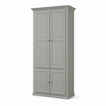 123kast  Schakelkast LM 02 - 100x40x245H cm - 4 dichte scharnierdeuren - 5 planken - verstelbare planken - schakelbaar