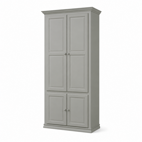 123kast  Schakelkast LM 02 - 100x40x245H cm - 4 dichte scharnierdeuren - 5 planken - verstelbare planken - schakelbaar