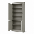 123kast  Schakelkast LM 02 - 100x40x245H cm - 4 dichte scharnierdeuren - 5 planken - verstelbare planken - schakelbaar