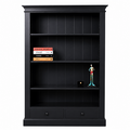 123kast  Boekenkast Libreria - 125x45x180H cm - 3 planken - 2 soft close lades