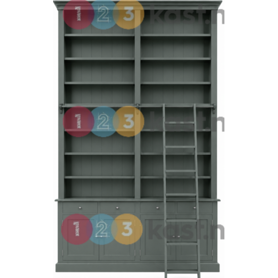 123kast Bookcabinet private library - 200x43x295H cm