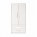 123kast  Kledingkast Zakyntos 02 - 120x60x200H cm - 2 deuren - 2 lades