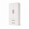 123kast  Kledingkast Zakyntos 02 - 120x60x200H cm - 2 deuren - 2 lades