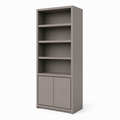 123kast  Vakkenkast Manhattan 01 - 100x40x240Hcm - strak design - 2 push to open deuren - greeploze deuren - 5cm plank dikte