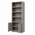 123kast  Vakkenkast Manhattan 01 - 100x40x240Hcm - strak design - 2 push to open deuren - greeploze deuren - 5cm plank dikte
