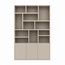123kast  Vakkenkast Lecci - 180x40x271H cm - 3 push to open deuren - 3cm plank dikte