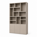 123kast  Vakkenkast Lecci - 180x40x271H cm - 3 push to open deuren - 3cm plank dikte
