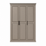 123kast  Kledingkast Teramo - 160x60x240H cm - 3 deuren - ophang roede - 3 lades - leg planken