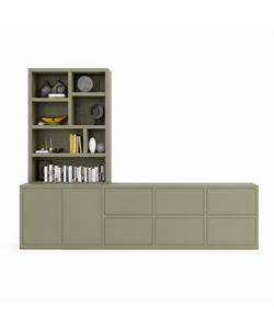 Tv dressoir/vakkenkast Genola 340cm