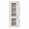 123kast  Hoekkast Willemstad - 60x60x230H cm - 2 dichte scharnierdeuren - landelijke afwerking