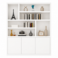 123kast  Vakkenkast Japan - 180x40x220H cm - 3 greeploze push to open deuren - open kast - stak design - 5cm plankdikte