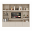 123kast  Cinewall Jose - 250x40x240H cm - 10 open vakken - 4 push to open deuren - 5cm plank dikte