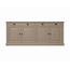 123kast  Dressoir Dortmund - 220x50x90H - 4 deuren - 4 soft close lades - landelijke afwerking