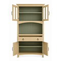 123kast  Buffetkast Pia - 120x40x230H cm - op pootjes - 1 open vak - 1 soft close lade - 4 scharnierdeurtjes