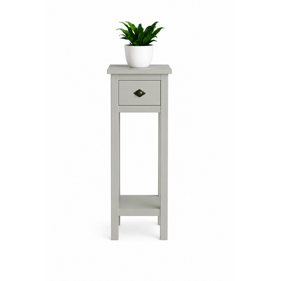 123kast  Bijzettafel Deux - 30x30x80H cm - 1 lade - 1 plank