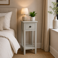 123kast  Bijzettafel Deux - 30x30x80H cm - 1 lade - 1 plank