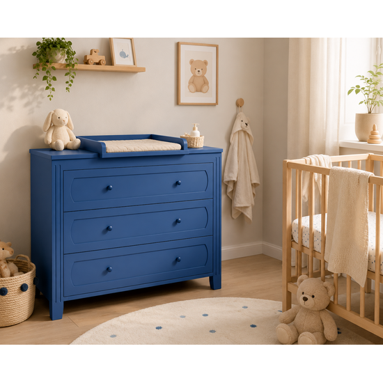 123kast  Commode Blora - 100x55x90H cm - 3 soft close lades - op pootjes