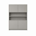 123kast  Vakkenkast Mende - 145x55x200H cm - push to open deuren - open vak