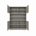 123kast  Vakkenkast Mende - 145x55x200H cm - push to open deuren - open vak