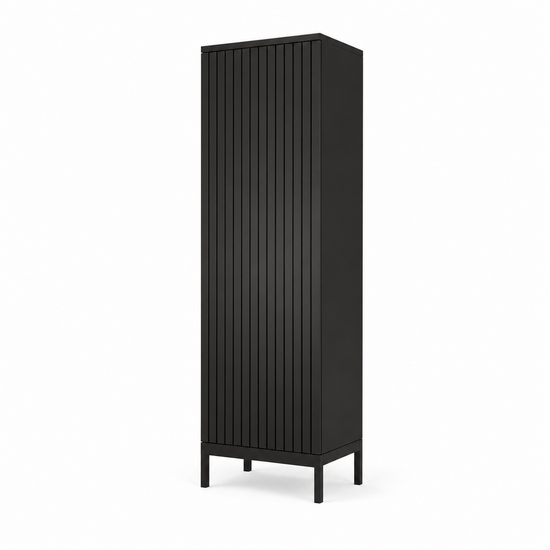 123kast  Kast Java - 60x40x210H cm - op pootjes - 2 push to open deuren - 4 verstelbare planken