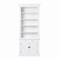 123kast  Boekenkast Melena del Sur  - 100x40x240H cm - 5 planken - 1 uitschuifbare plank - 2 dichte scharnierdeuren - verstelbare planken