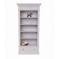 123kast  Brighton library - boekenkast - demontabel - 85x43x240H cm  - 4 verstelbare planken - 1 soft close lade