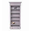 123kast  Brighton library - boekenkast - demontabel - 85x43x240H cm  - 4 verstelbare planken - 1 soft close lade