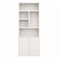 123kast  Vakkenkast Mendoza 01 - 90x35x220H cm - 2 push to open deuren - 5 open vakken
