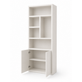 123kast  Vakkenkast Mendoza 01 - 90x35x220H cm - 2 push to open deuren - 5 open vakken
