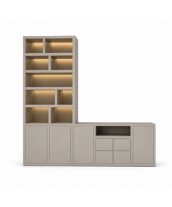 Tv vakkenkast dressoir Fleurus 300cm